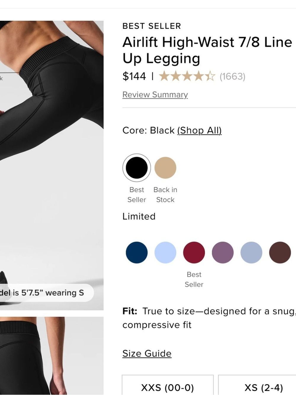 ALO Airlift 7/8 Line Up Legging - Picture 13 of 13